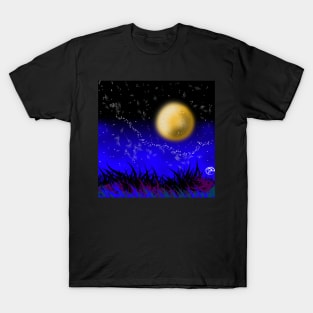 Manly Moon Howl T-Shirt